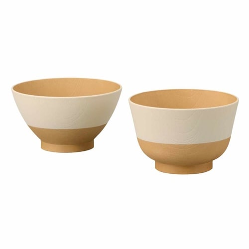 茶碗 やさしい彩り 抗菌 飯椀 汁椀 2個入