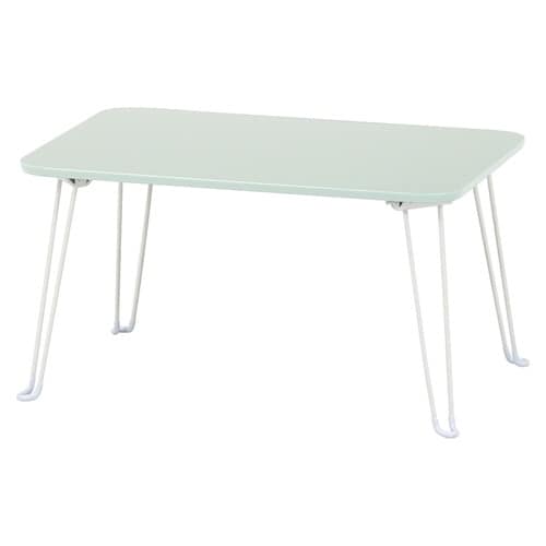 ローテーブル 折りたたみ 幅60cm グリーン