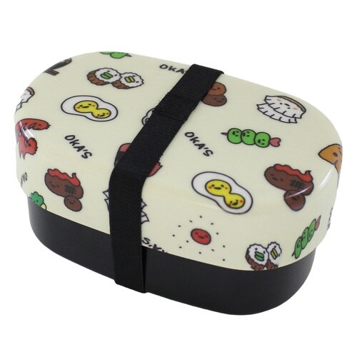 弁当箱 570ml 2段 布貼小判弁当 570