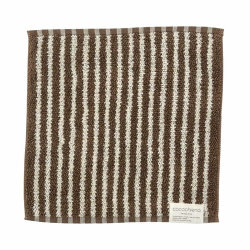 タオル ココチエナ ライン ブラウン