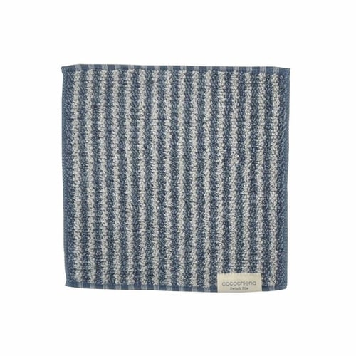 タオル ココチエナ ライン タオルチーフ ネイビー