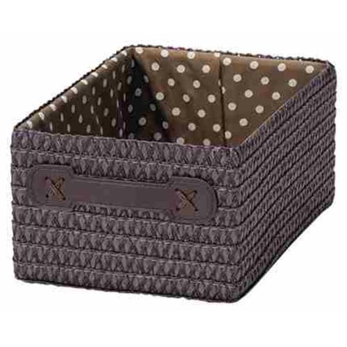 収納ボックス PPソフト収納 ダークブラウン