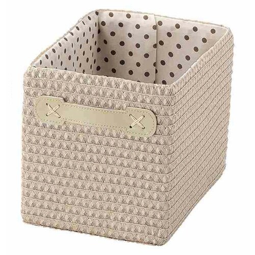 収納ボックス PPソフト収納 縦ハーフ ナチュラル