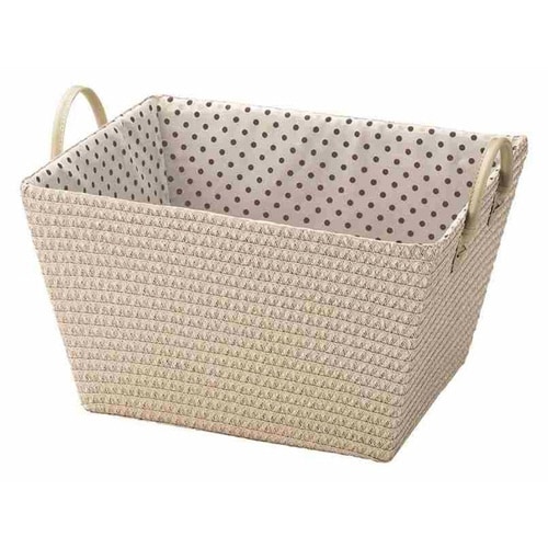 収納ボックス PPソフト収納バスケット ナチュラル