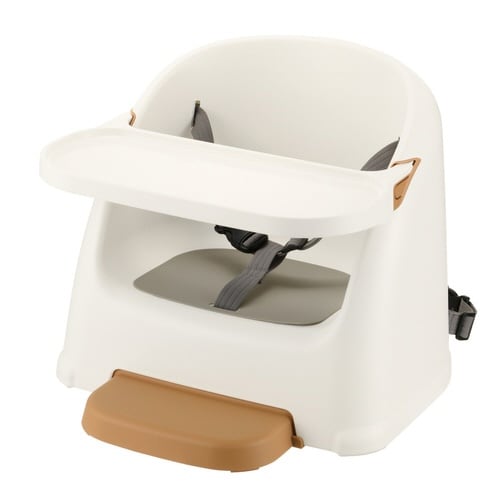 ベビーチェア フィージー ステップ付き ホワイト