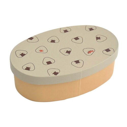 弁当箱 475ml ぎゅっとおにぎりさん グレー