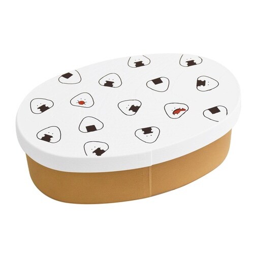 弁当箱 475ml ぎゅっとおにぎりさん ホワイト