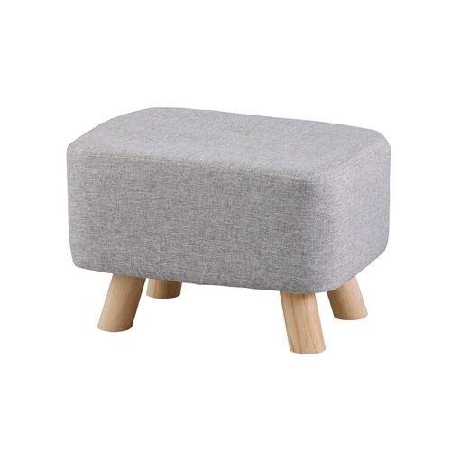 スツール ミニ 長方形 座面高28cm グレー