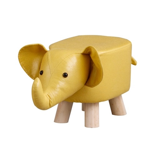 アニマルスツール ゾウ イエロー