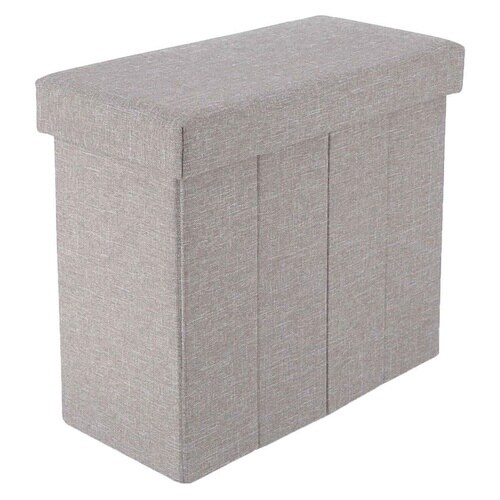 収納スツール スリムタイプ グレー
