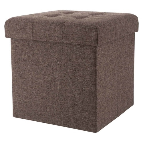 収納スツール 座面正方形タイプ チャコール