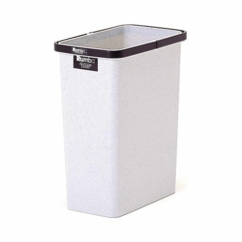 ゴミ箱 10L ルンバ 角型 ホワイト
