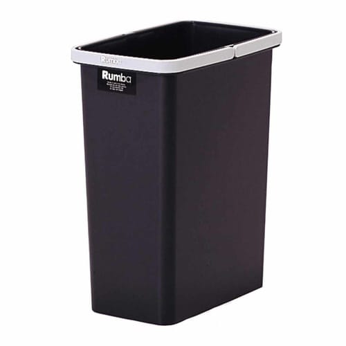 ゴミ箱 10L ルンバ 角型 ブラック