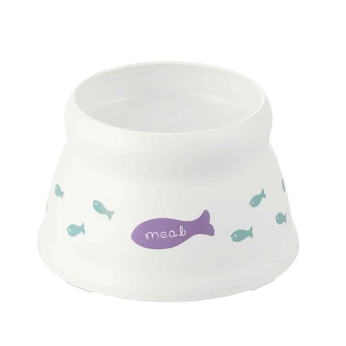 フードボウル こぼれにくい 脚付キャットディッシュ