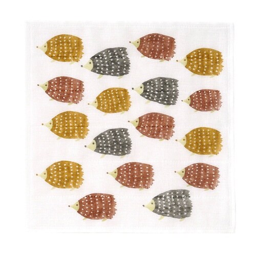 ふきん ハッピーモチーフ ハリネズミ