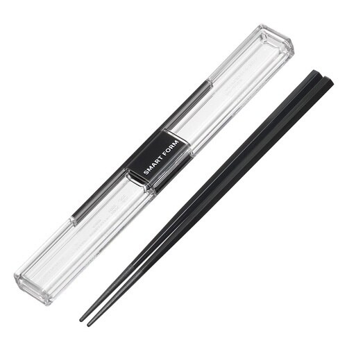 箸箱セット 19.5cm ダークグレー