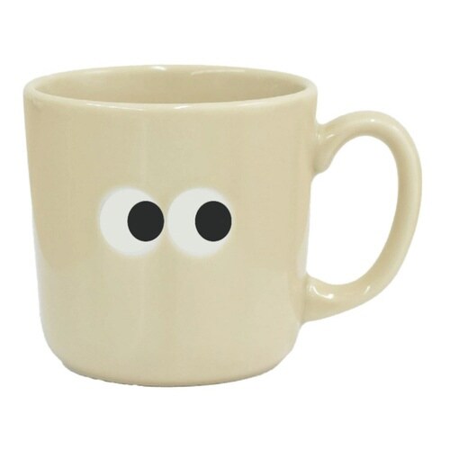 マグカップ 250ml イロイロオメメ ベージュ