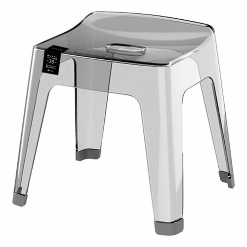 風呂椅子 レリッシュ 高さ35cm 日本製 グレー