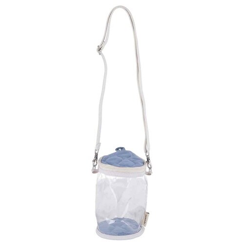 推し活 バッグ ぬいぐるみ クリアバッグ ブルー