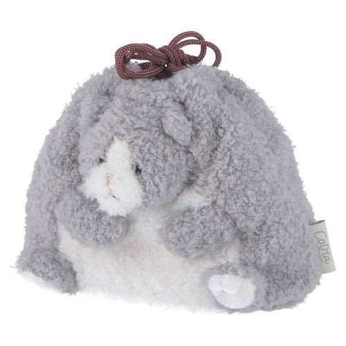 巾着ポーチ アニマルポーチ 巾着型 ネコ