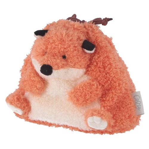 巾着ポーチ アニマルポーチ 巾着型 キツネ