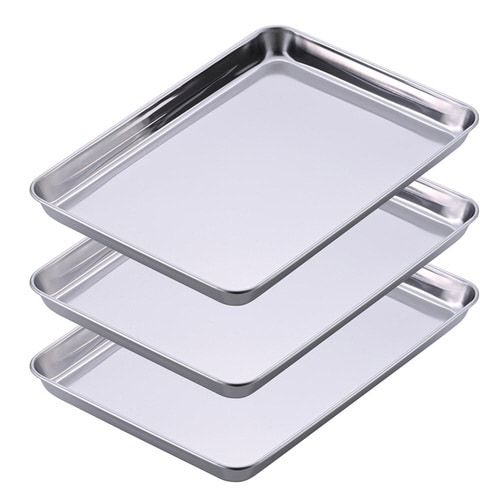 角型トレー 3枚組 下ごしらえ ステンレス製