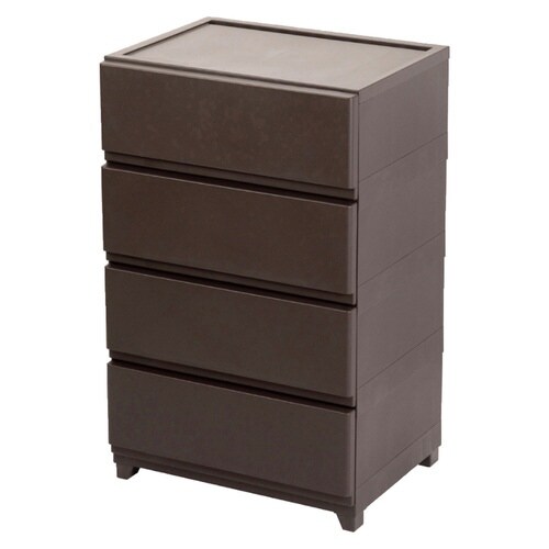 チェスト 壁付き デコニーシーヴォ ダークブラウン