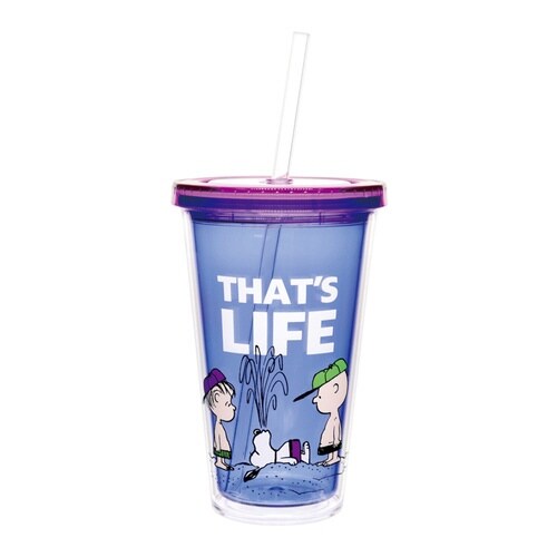タンブラー 550ml スヌーピー ブルー