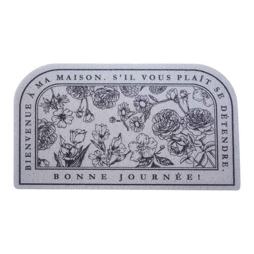 玄関マット 45×75 ボタニカルフレーム