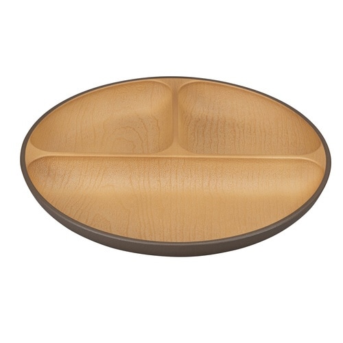 ランチプレート earth ダークブラウン