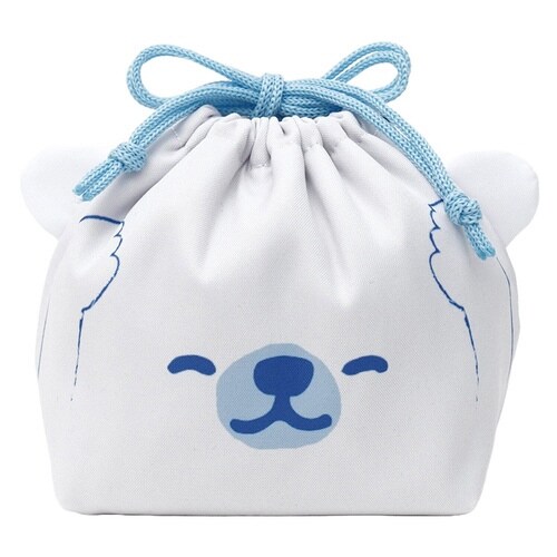 弁当袋 ぎゅっとランチきんちゃく 保冷 シロクマ