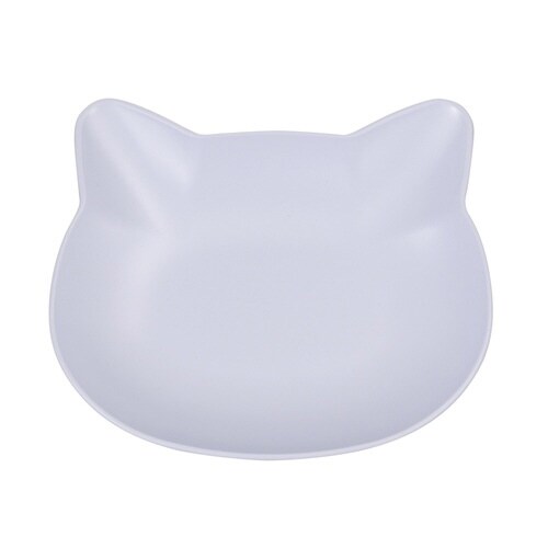 抗菌プレート 小皿 catte ねこ ブルー