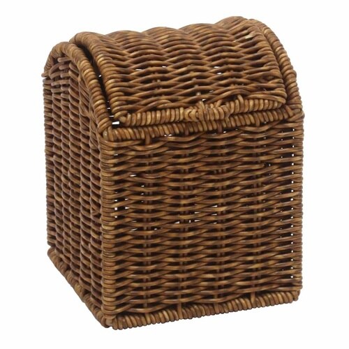 ゴミ箱 ミニサイズ 卓上 ブラウン