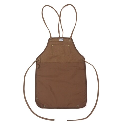 エプロン 猫 お世話 爪切り ブラウン