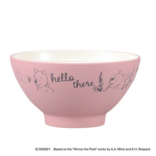 茶碗 Pooh Bee 抗菌飯わん ピンク