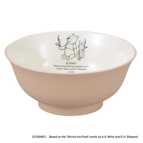 丼鉢 Pooh Bee 抗菌どんぶり グレージュ