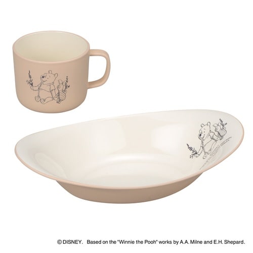 カレーパスタ皿 マグカップ Pooh Bee