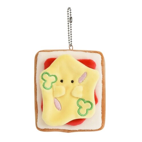 キーホルダー もちっと食ぱんさん マスコット ピザ