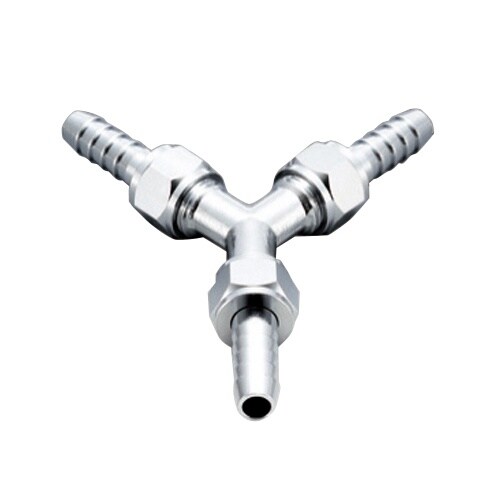 黄銅メッキ製Y型ジョイント