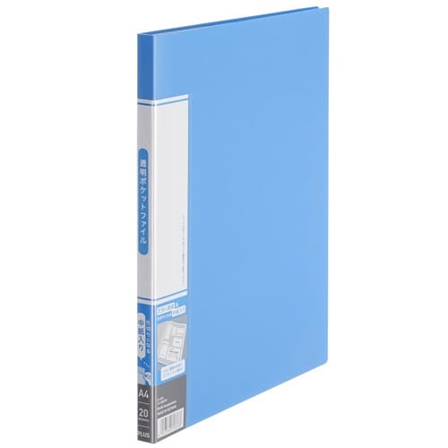 透明ポケットファイル 20P FBL