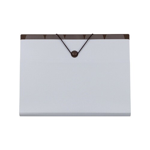 バッグインファイルA4 6ポケット/薄灰×20