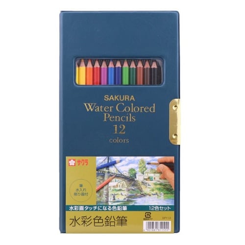水彩色鉛筆12色