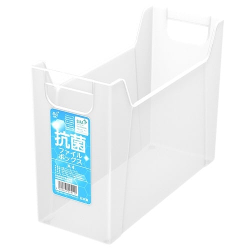 コウキンファイルボックスA4/クリアホワイト×24