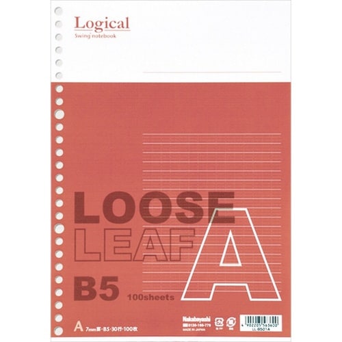 スイングロジカルル−ズリ−フB5A罫100枚×40