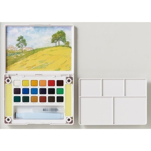 プチカラー18色セット(水筆入)