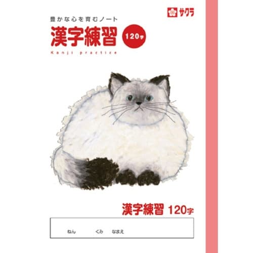 学習帳 漢字 120字×10