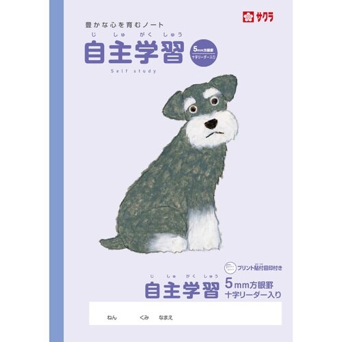 学習帳 自主学習方眼5ミリA4×10