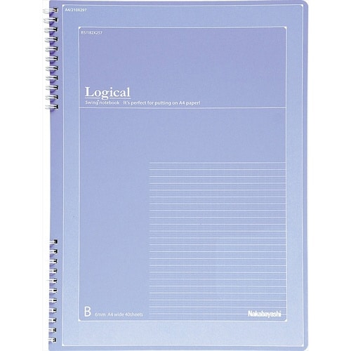 スイングロジカルWリングA4ワイドB罫30×10