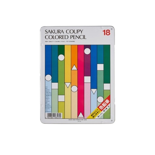 ク−ピ−色鉛筆18色(スタンダード)