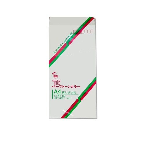 長形3 ハーフトーン グレー 80g 00464